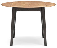Windham Dining Drop Leaf Table in Natural/Brown