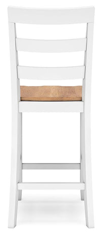 Windham Counter Height Dining Table and 2 Barstools in Natural/White