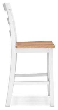 Windham Counter Height Dining Table and 2 Barstools in Natural/White