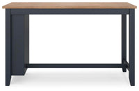 Windham Counter Height Dining Table in Natural/Blue
