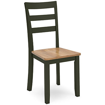 Windham Dining Chair in Natural/Green
