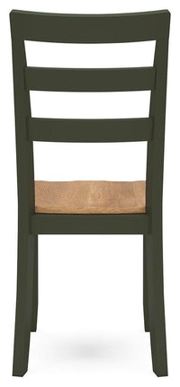 Windham Dining Table and 2 Chairs in Natural/Green