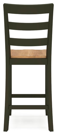 Windham Counter Height Dining Table and 2 Barstools in Natural/Green
