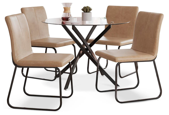 Kelder Dining Table and 4 Chairs
