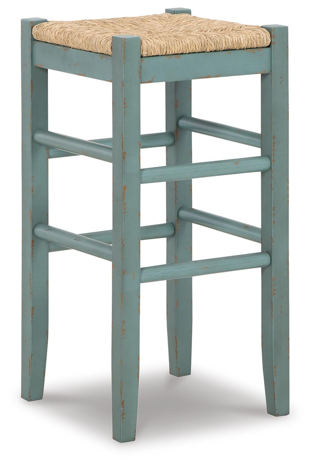 Fenn Bar Height Bar Stool in Teal