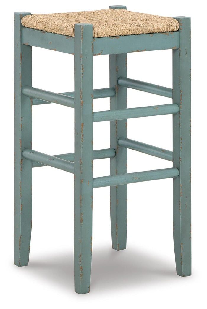 Fenn Bar Height Bar Stool in Teal