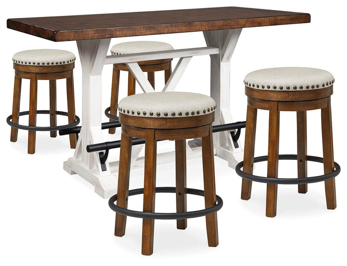 Denham Counter Height Table and 4 Stools