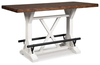 Denham Counter Height Dining Table and 2 Barstools in White
