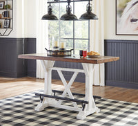 Denham Counter Height Dining Table and 4 Barstools in Default II