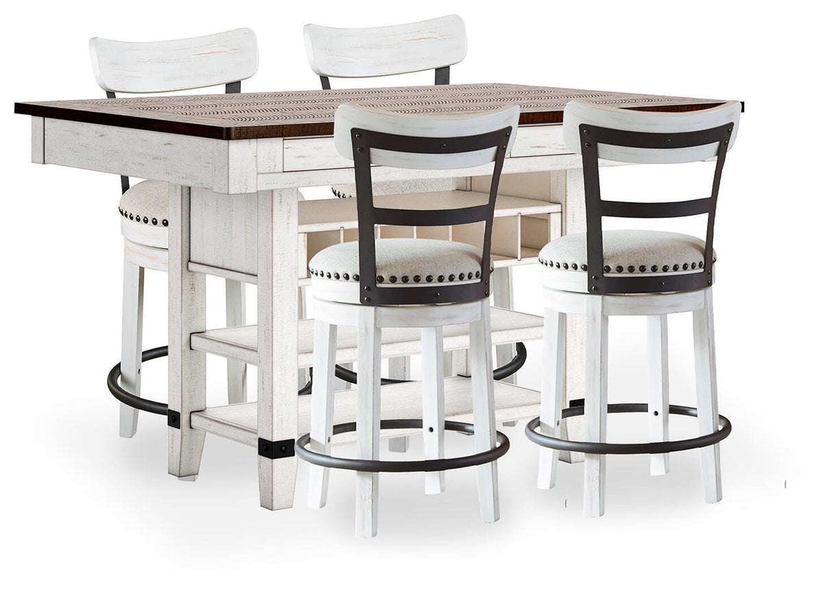 Denham Counter Height Dining Table and 4 Barstools in Default