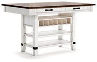 Denham Counter Height Dining Table and 4 Barstools in Multi