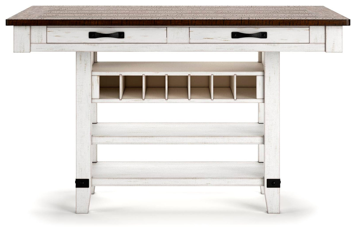 Denham Counter Height Dining Table and 4 Barstools in Multi