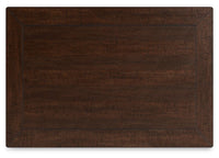 Denham Counter Height Dining Table in White/Brown II