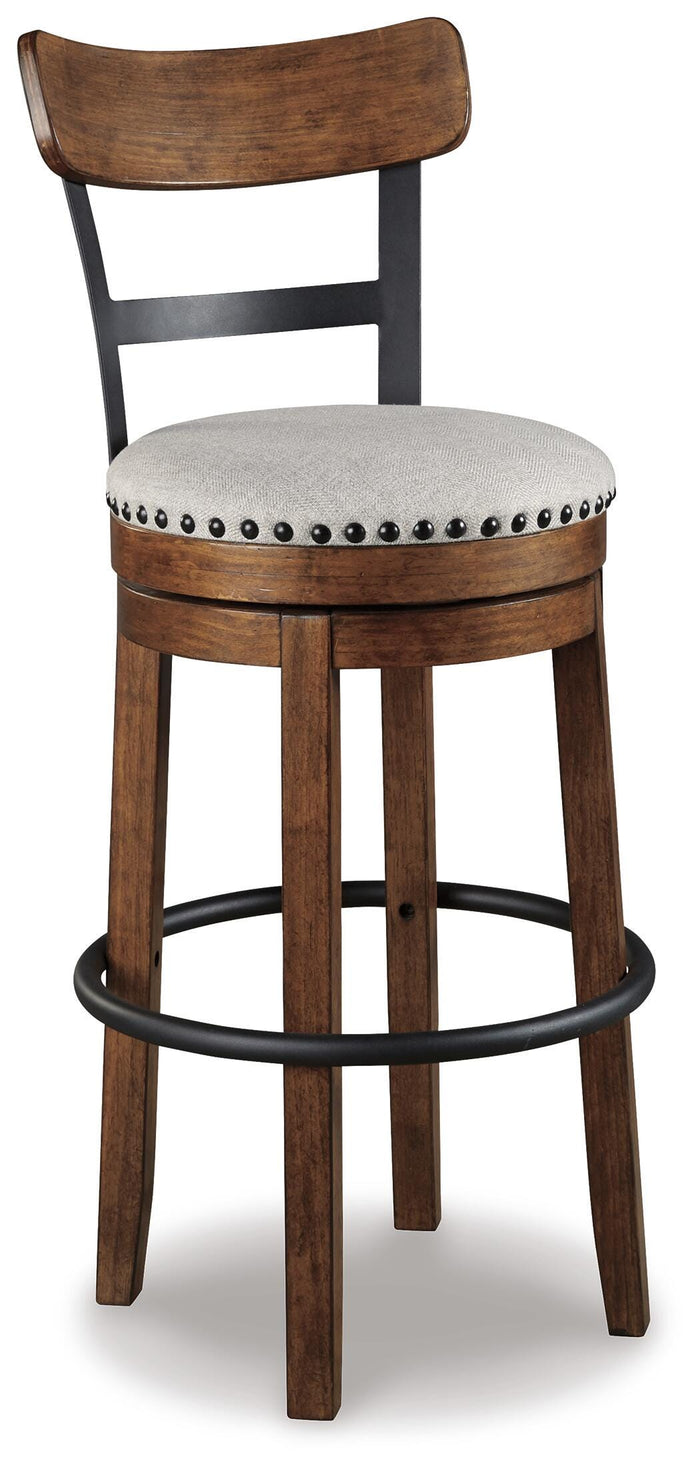 Denham Bar Height Bar Stool in Brown