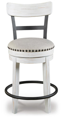 Denham Counter Height Bar Stool in White