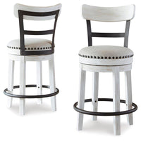 Denham Counter Height Bar Stool in White