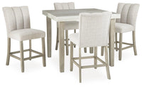 Tathra Counter Height Dining Table and 4 Barstools