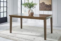 Fenwick Bay Counter Height Extension Dining Table with 4 Barstools and Bench