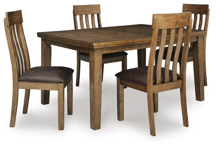 Ashgrove Bay Extension Dining Table and 4 Chairs