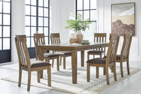 Ashgrove Bay Extension Dining Table and 6 Chairs