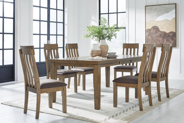 Ashgrove Bay Extension Dining Table and 6 Chairs
