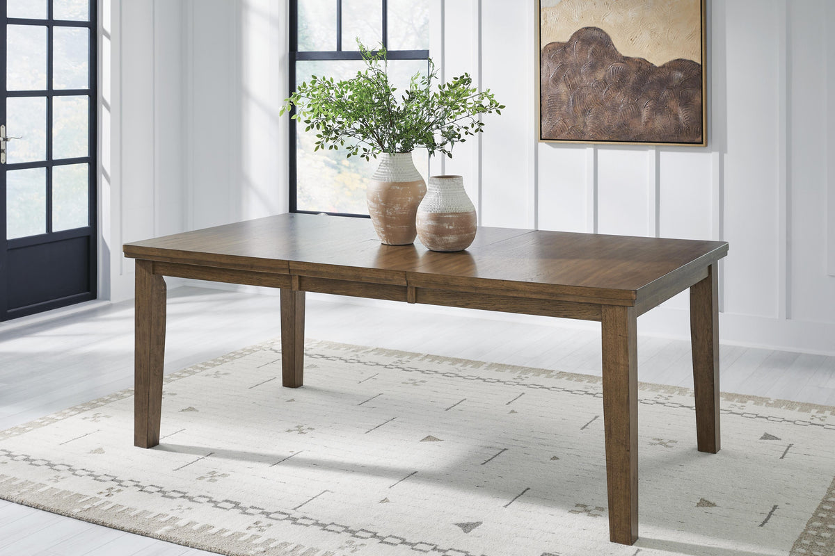 Fenwick Bay Extension Dining Table with 4 Chairs and Bench