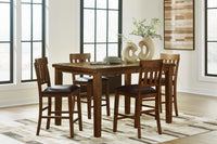 Pennwick Counter Height Dining Table and 4 Barstools in Default