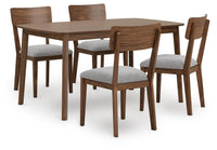 Roscoe Dining Table and 4 Chairs (Set of 5)