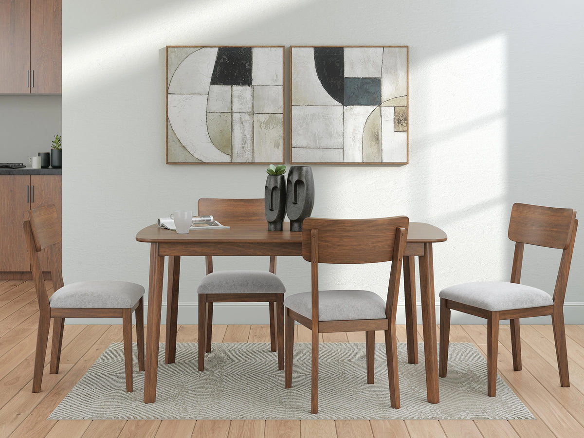 Roscoe Dining Table and 4 Chairs (Set of 5)