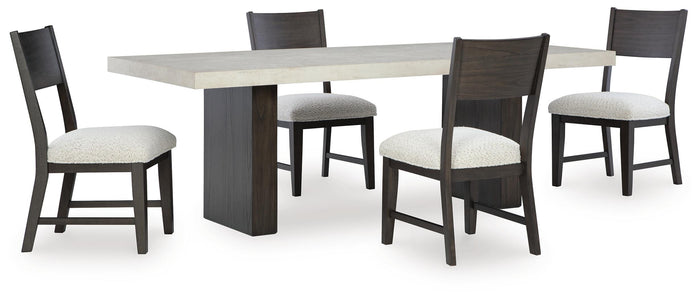 Marlowfield Dining Table and 4 Chairs