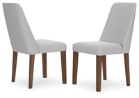 Roscoe Dining Chair (Set of 2) in Gray/Brown