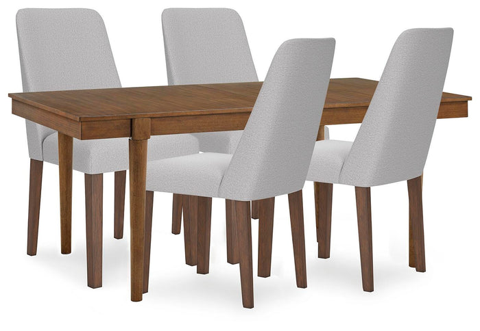 Roscoe Extension Dining Table and 4 Chairs VI