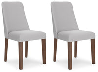 Roscoe Dining Chair in Gray/Brown