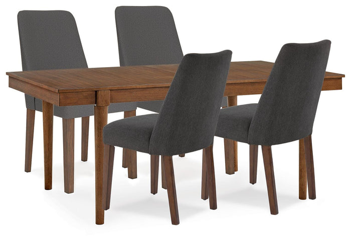 Roscoe Extension Dining Table and 4 Chairs V