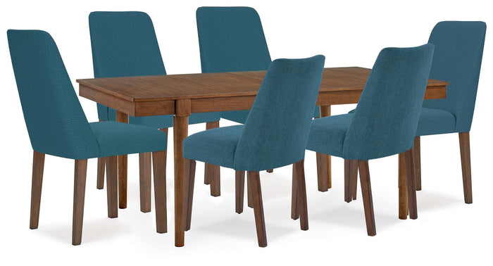 Roscoe Extension Dining Table and 6 Chairs III