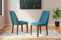 Roscoe Dining Chair (Set of 2) in Blue/Brown