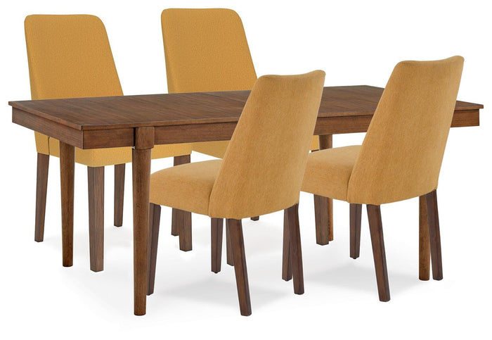 Roscoe Extension Dining Table and 4 Chairs III