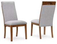 Roscoe Dining Chair in Beige/Brown