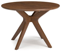 Roscoe Dining Table and 2 Chairs in Brown