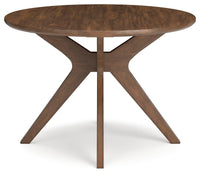 Roscoe Dining Table and 2 Chairs in Brown