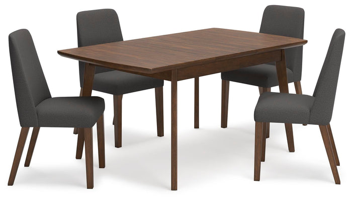 Roscoe Extension Dining Table and 4 Chairs VIII