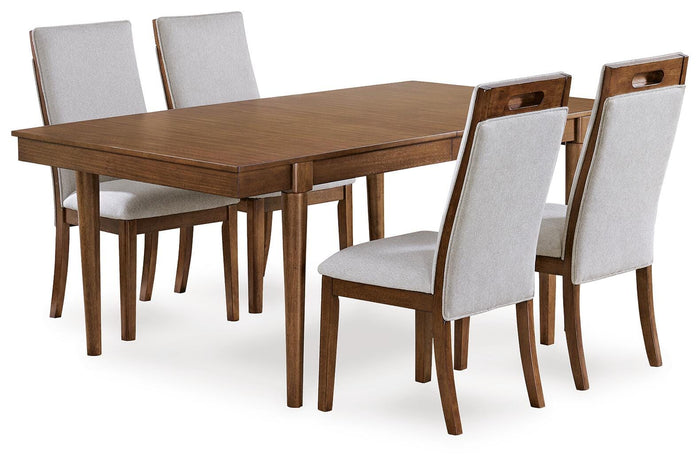 Roscoe Extension Dining Table and 4 Chairs II