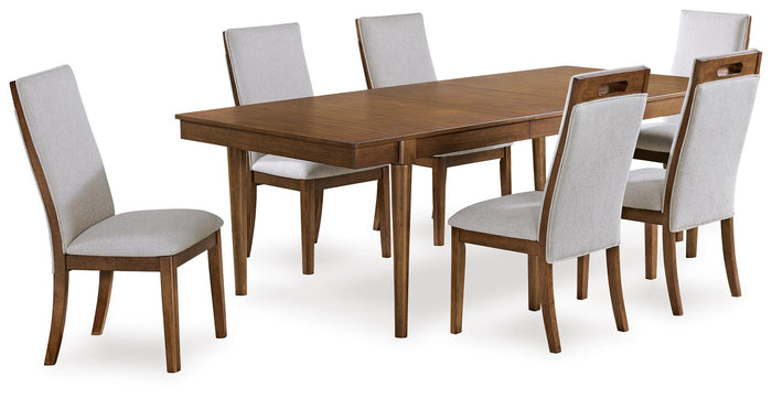 Roscoe Extension Dining Table and 6 Chairs