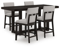 Thornbury Counter Height Dining Table and 4 Barstools