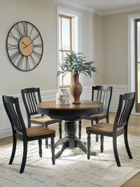 Dunkeld Extension Dining Table and 4 Chairs