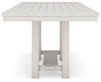 Hadley Counter Height Dining Table with 4 Barstools and Bench