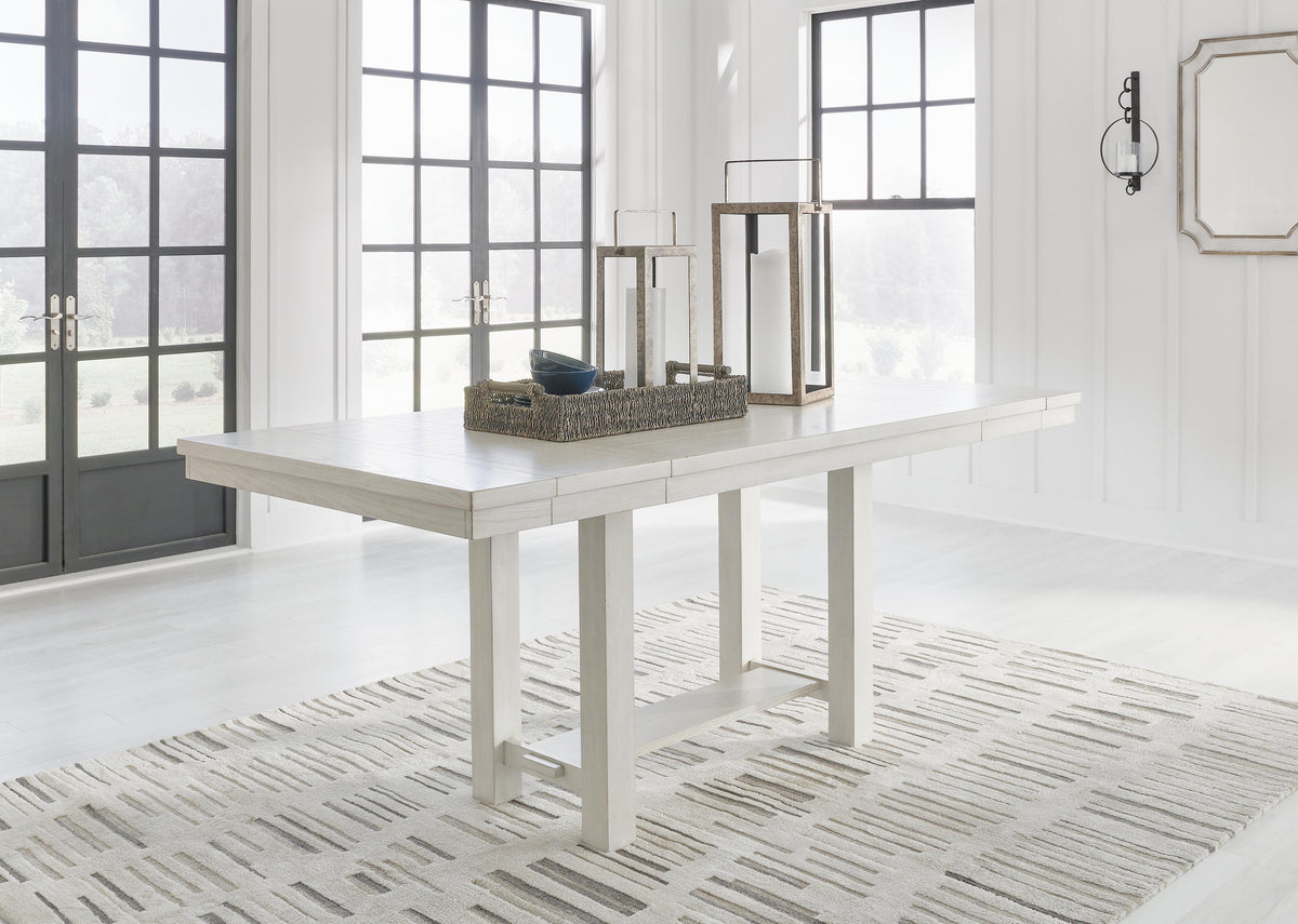 Hadley Counter Height Table and 8 Barstools