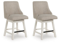 Hadley Counter Height Barstool Fabric II