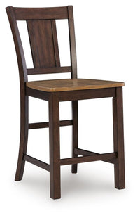 Hollowmere Counter Height Extension Dining Table and 8 Barstools