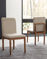 Oakmere Dining Chair in Light Brown